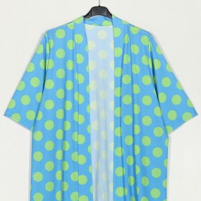 polka dot kimono