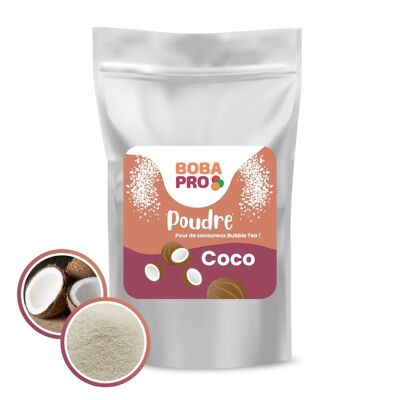 Coco en Polvo para Bubble Tea - Sobre (1kg)