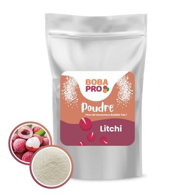 Poudre Litchi pour Bubble Tea - Sachet (1kg)