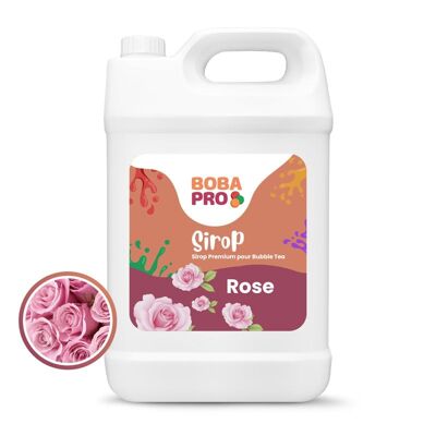 Sirop de Rose pour Bubble Tea - Bidon (2.5kg)