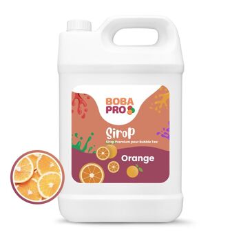 Sirop d'Orange pour Bubble Tea - Bidon (2.5kg)