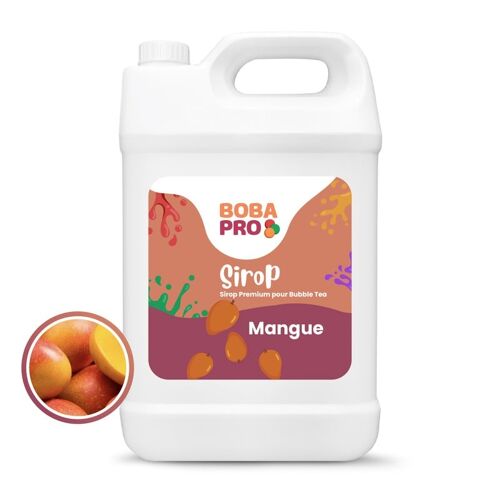 Sirop de Mangue pour Bubble Tea - Bidon (2.5kg)