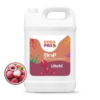 Jarabe de Lichi para Bubble Tea - Bote (2.5kg)
