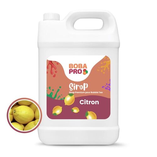 Sirop de Citron pour Bubble Tea - Bidon (2.5kg)