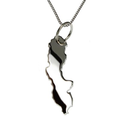 50cm necklace + Sweden pendant in solid 925 silver
