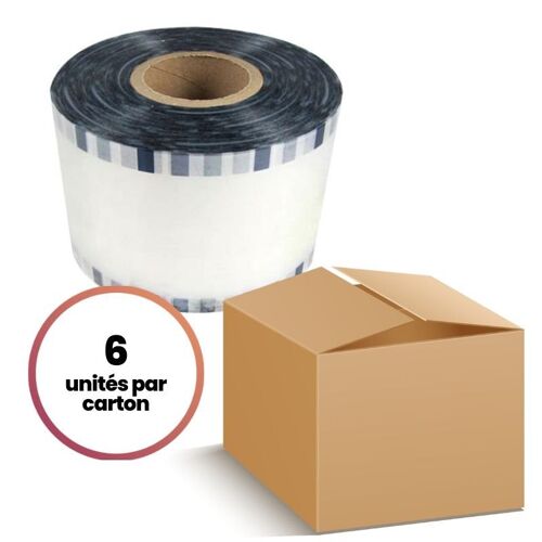 Rouleau de film à sceller en papier - Carton (6 rouleaux)