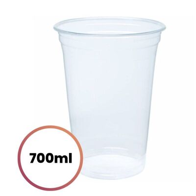 Plastic cups 700ml - Bag (50 cups)