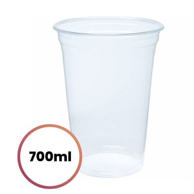 Plastikbecher 700ml - Beutel (50 Becher)