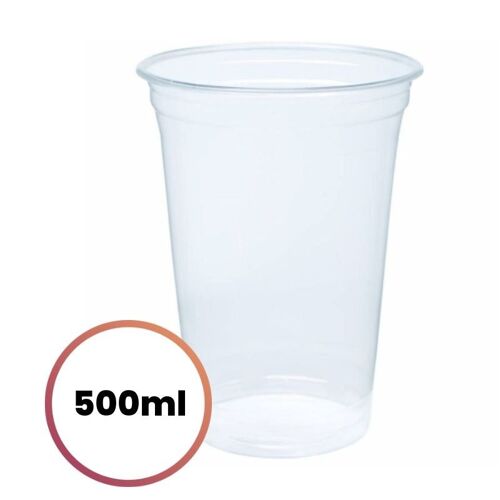 Gobelets en plastique 500ml - Sachet (100 gobelets)