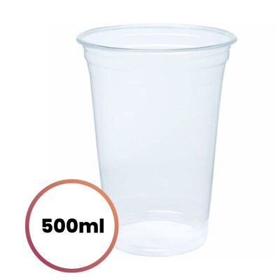 Vasos plástico 500ml - Bolsa (100 vasos)