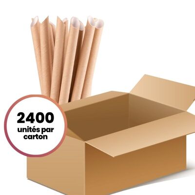 Biodegradable XXL Bubble Tea Straws - Box (2000 straws)
