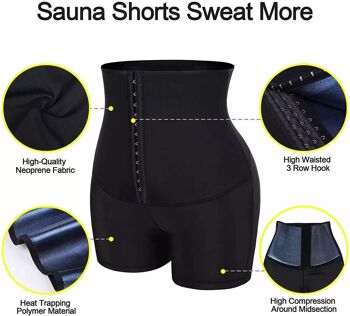 Pantalon amincissant taille formateur Shapewear ventre chaud Thermo sueur Leggings Fitness entraînement sueur Sauna pantalon corps Shaper 2