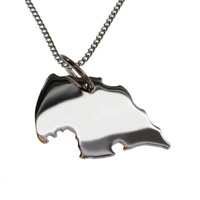 Collana 50cm + ciondolo Fehmarn in argento massiccio 925