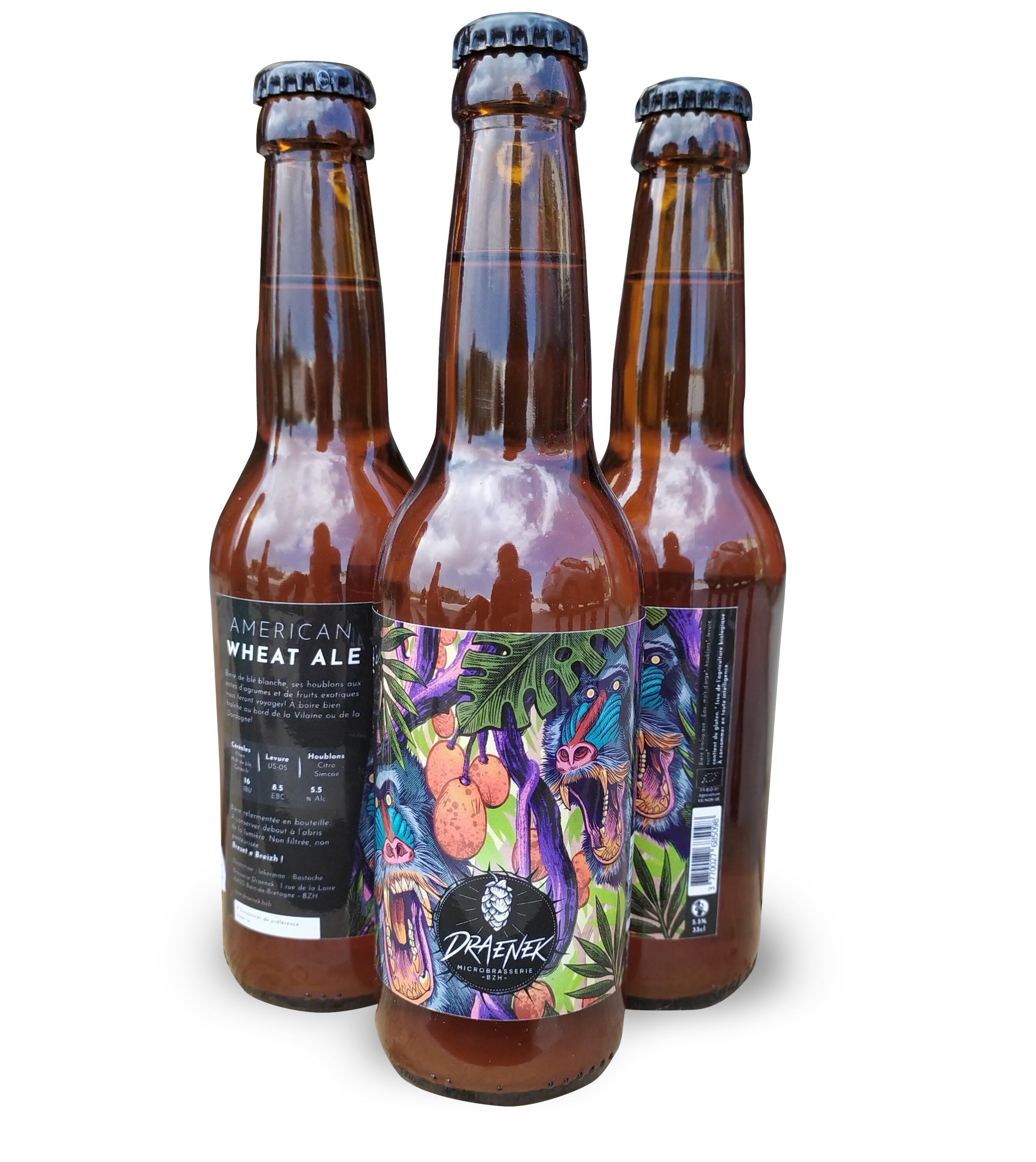 Buy wholesale Beer American Wheat Ale 75cl