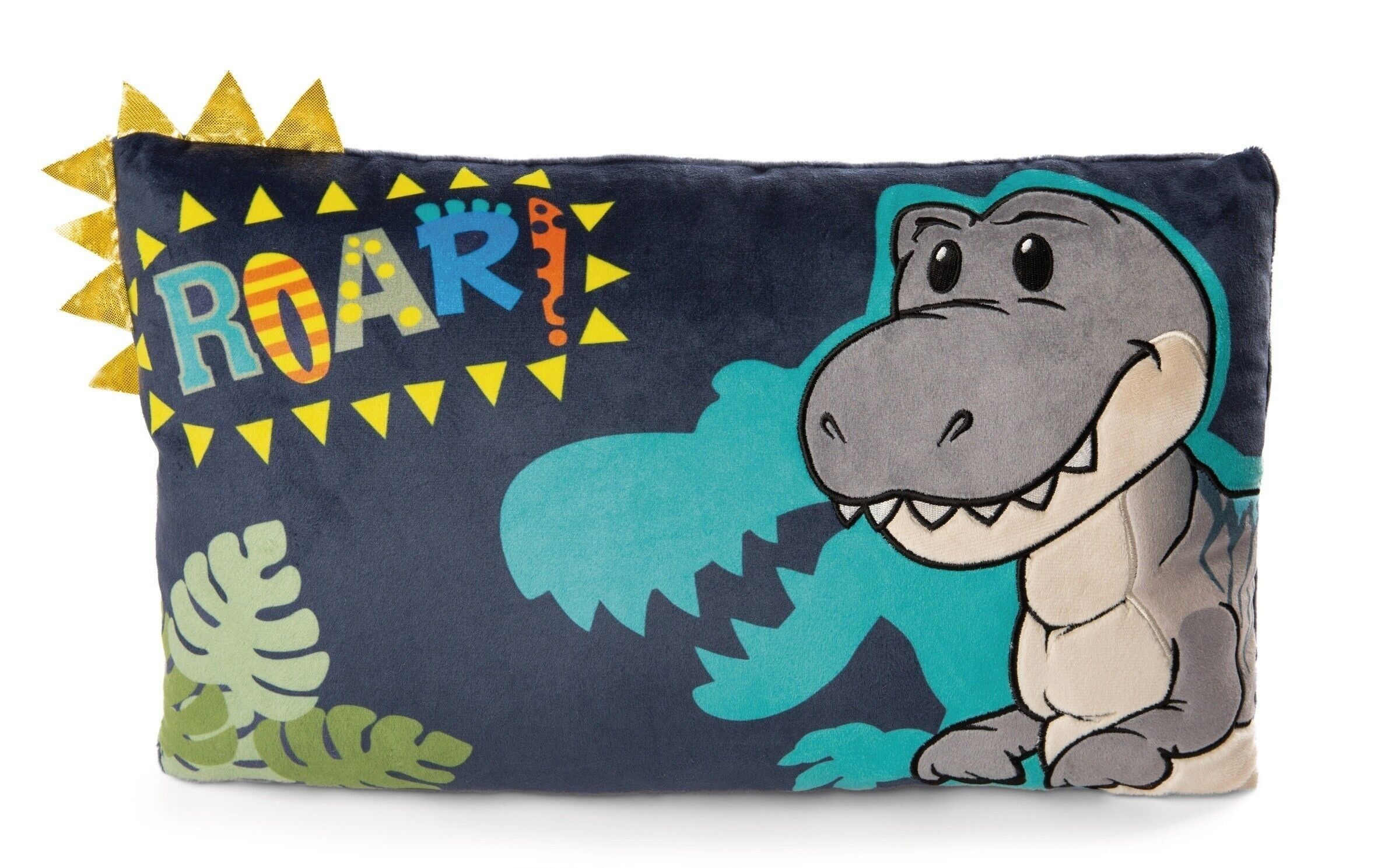 Cojín Dino Tony Rex 43x25cm VERDE