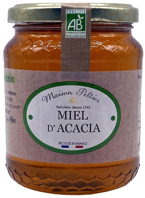 Miel d'acacia France BIO 500g