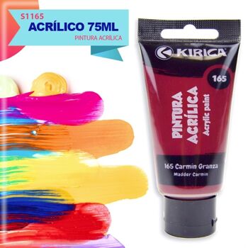 Peinture acrylique Rouges 75 ml Peintures acryliques pour les beaux-arts et la peinture créative. 3