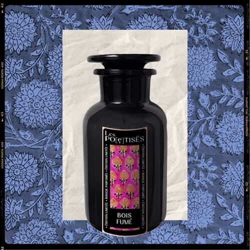Bougie parfumée Block Print | Apothecary Apothicaire | Bois Fumé |  250g