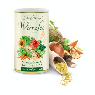 Würzfee – caldo de verduras vegano, batidora 250g