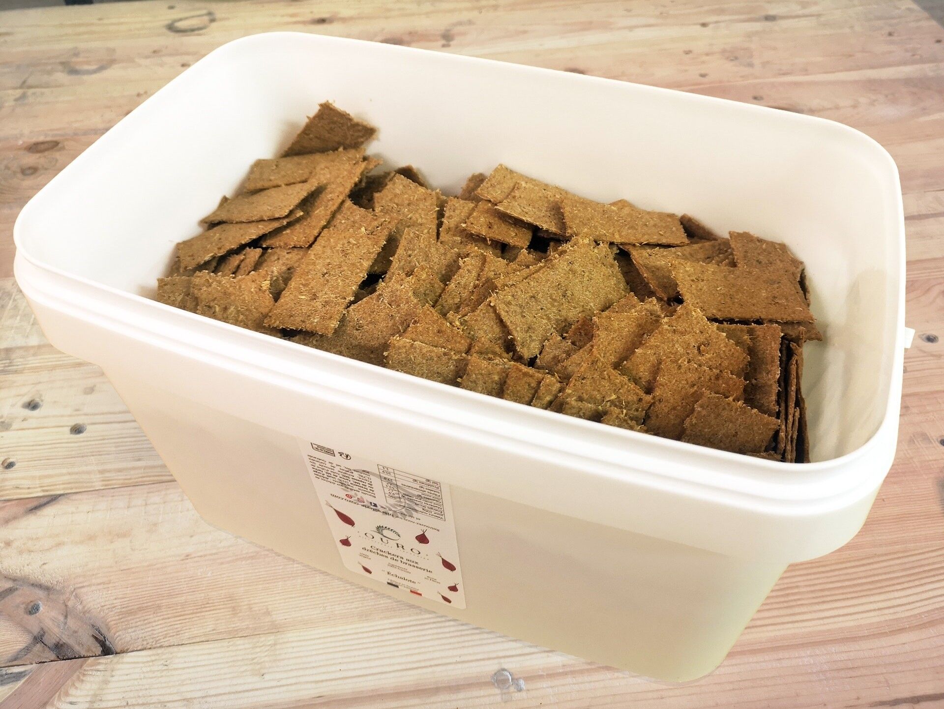 [BULK] Aperitifcracker "Schalotte" mit Treber (3Kg)