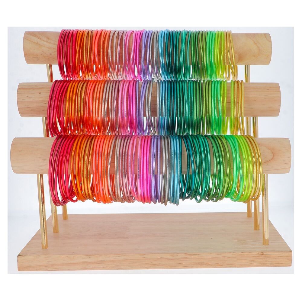 LIMITED EDITION – Kit mit 195 dünnen und mehrfarbigen buddhistischen Armbändern