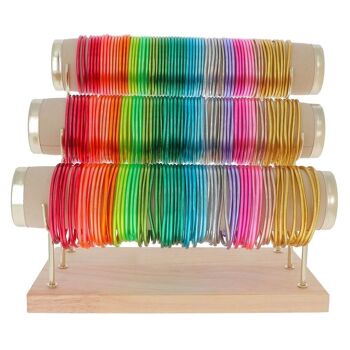 EDITION LIMITEE - Kit de 195 bracelets bouddhistes fins et multicolors 3