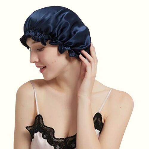 YOSMO 100% Silk Bonnet - Mulberry silk - size small