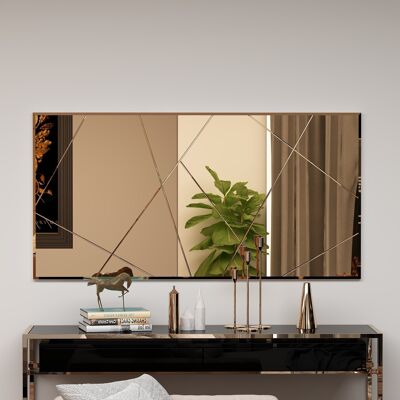 Mirror Eilish Asymmetric Design 120x60cm Bronze