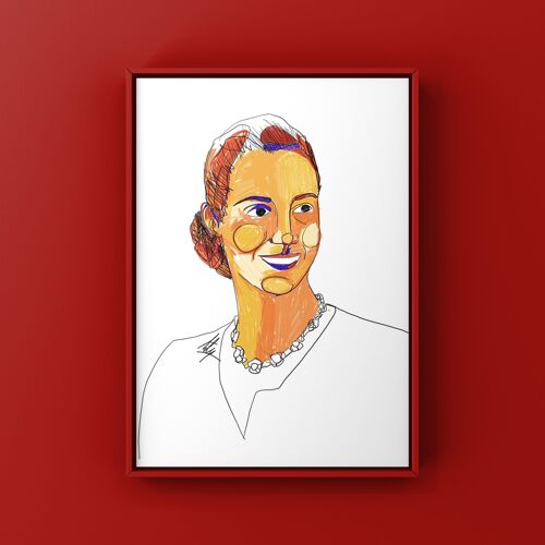 Ilustración "Eva Perón"