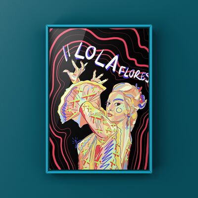 Ilustración "Lola Flores"