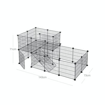 Metalen gaaskooi voor kleine dieren 8