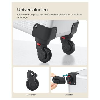 Trolley voor cosmeticakoffers 4-in-1 ontwerp 8