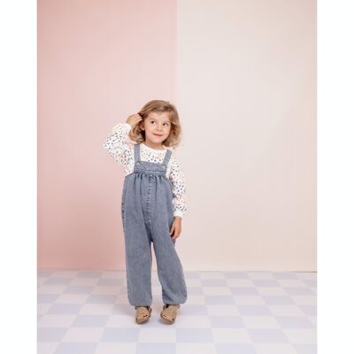 Becky denim overalls