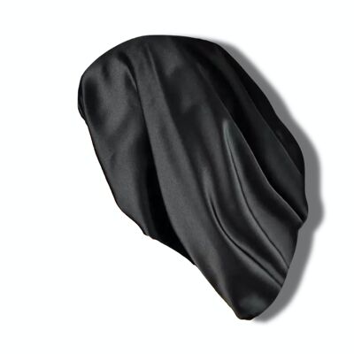 YOSMO 100% Silk Sleeping Hair Wrap - Soie de mûrier - bonnet - soin des cheveux - taille large