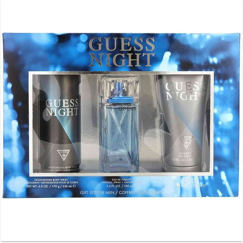 Guess - Night - Set for men - Deodorant 226ml + Eau de Toilette 100ml + Shower Gel 200ml