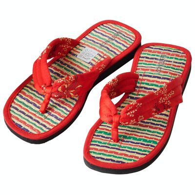 Cinnamon slippers LesTôngs Con Dao red