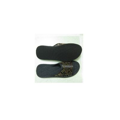 Pantuflas canela LesTôngs Le Duan – brocado