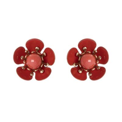 Cydonia flower earrings - 2