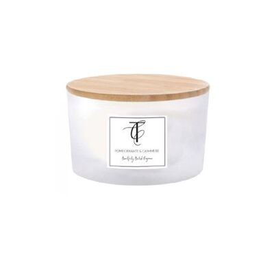 Pastels - Pomegranate & Cashmere 3 Wick candle