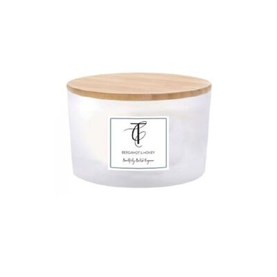 Pastels - Bergamont & Honey 3 Wick Candle