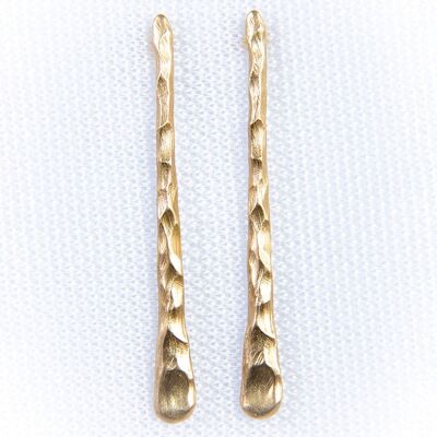 Lightning Earrings - Bronze