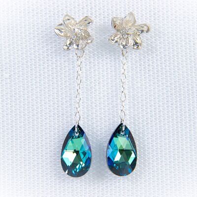 Boucles d'Oreilles Jardin - Vert