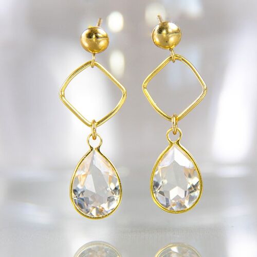 Pendientes Cristalino Cristal