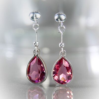 Crystalline Rosé Earrings
