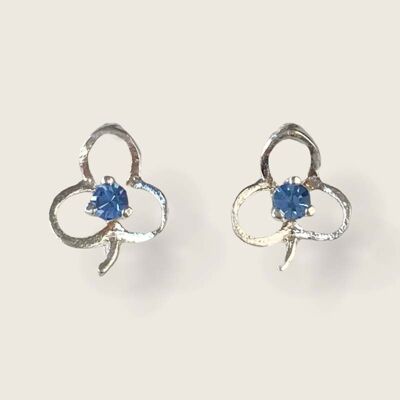 Clover Earrings - Blue