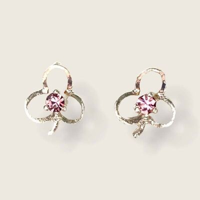 Clover Earrings - Pink