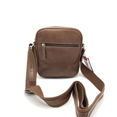 Brand Basile, Borsa messenger in vera pelle, per uomo, art. 2355TI.392