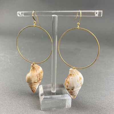 Shells in love earrings