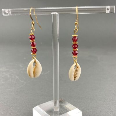 Fee in love Boucles d'oreilles rouges