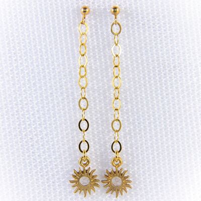 Sun Chain Earrings